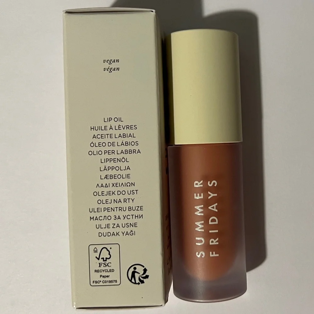 Summer Fridays Dream Lip Oil in Bare Sand